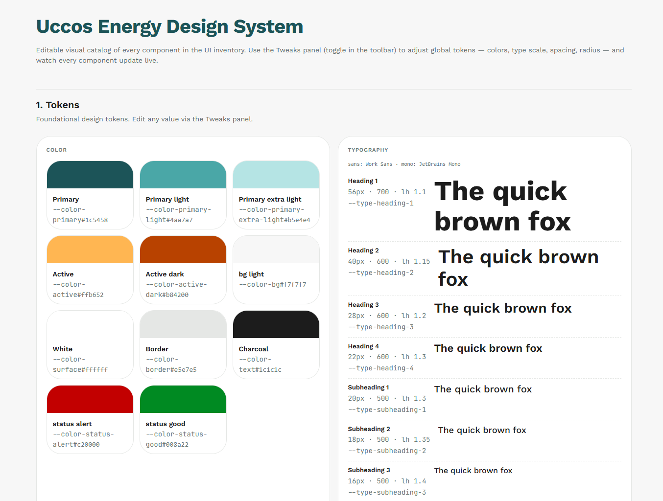 Uccos Energy Design System Claude Designissa